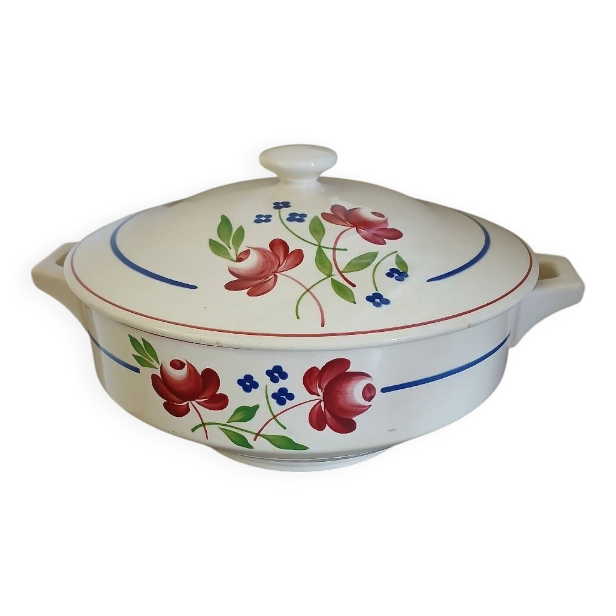 Antique "Bagatelle" soup tureen from Lunéville
