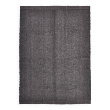 7x10 Brown & Gray Vintage Wool Rug 209x304Cm