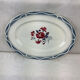 Old artisanal dish made in France Digoin Sarreguemines