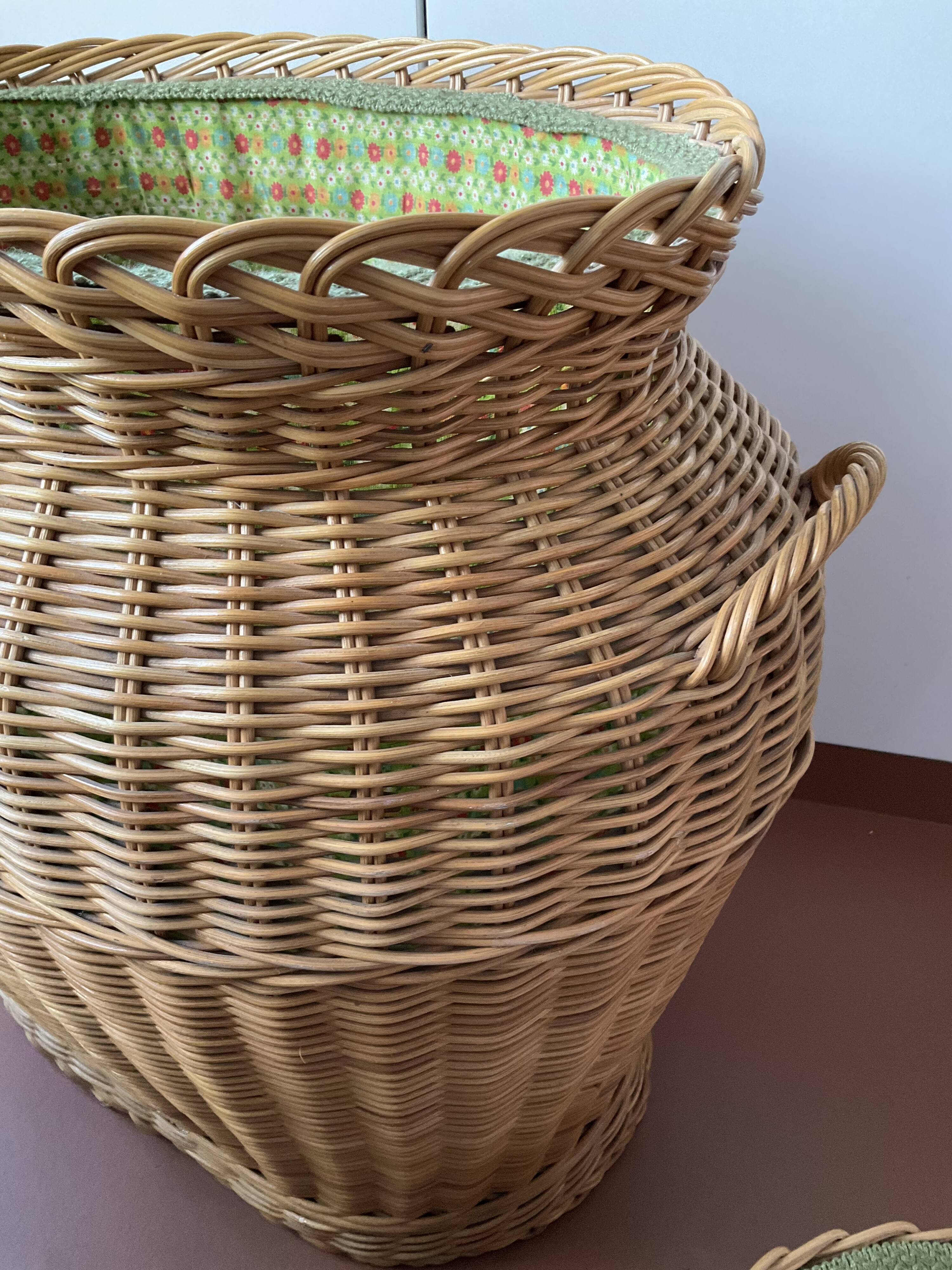 Panière à linge vintage