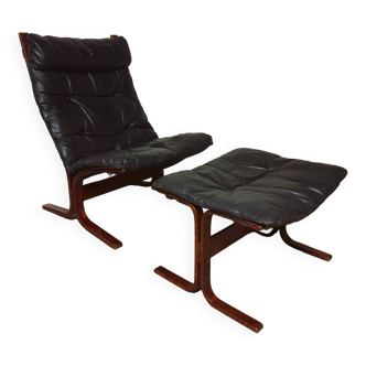 Fauteuil design vintage Siesta Ingmar Relling années 70
