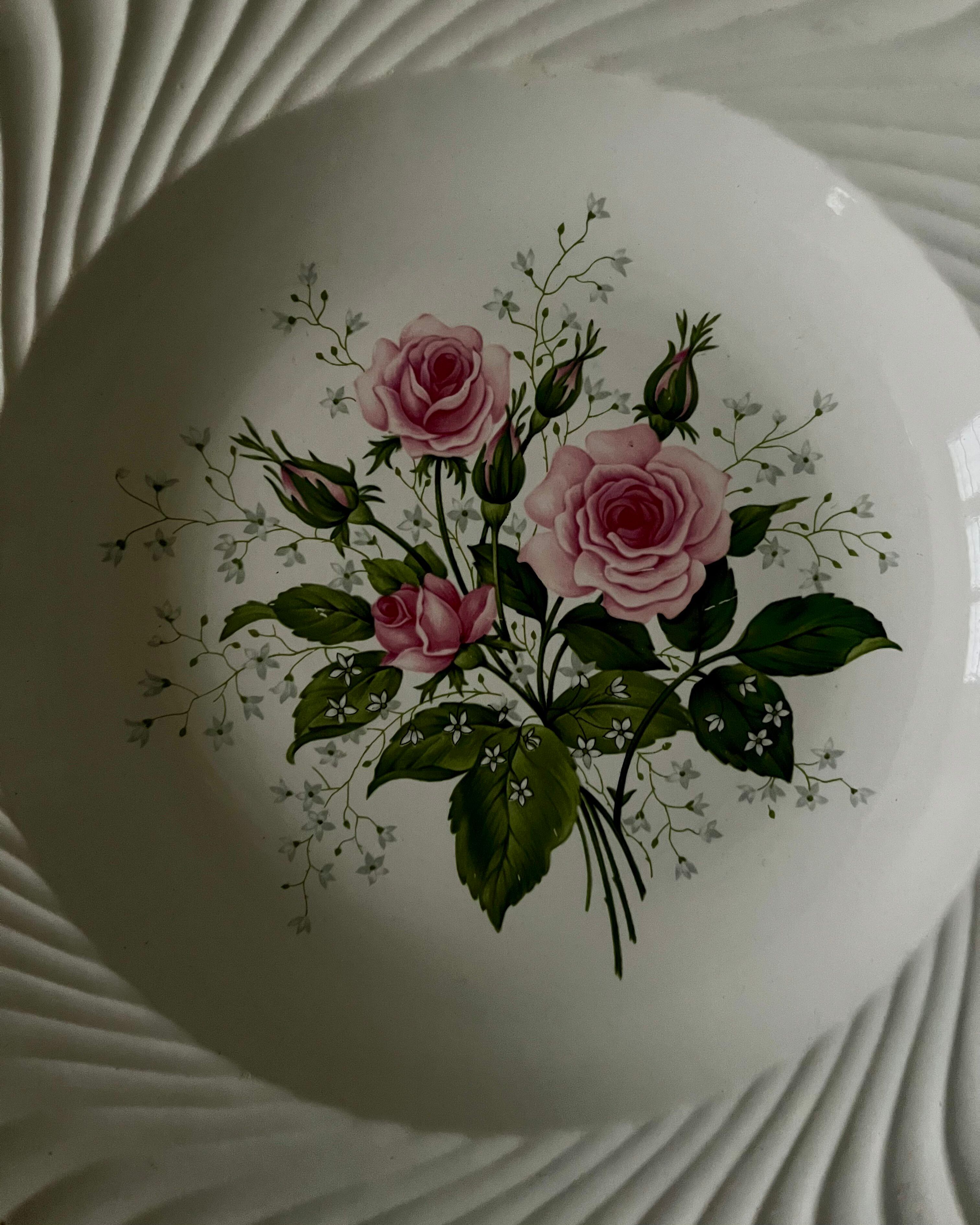 Plat rond creux Badonviller Bagatelle