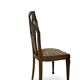 Ensemble de 6 chaises de salle à manger en noyer sculpté Art Déco, années 1920/1930