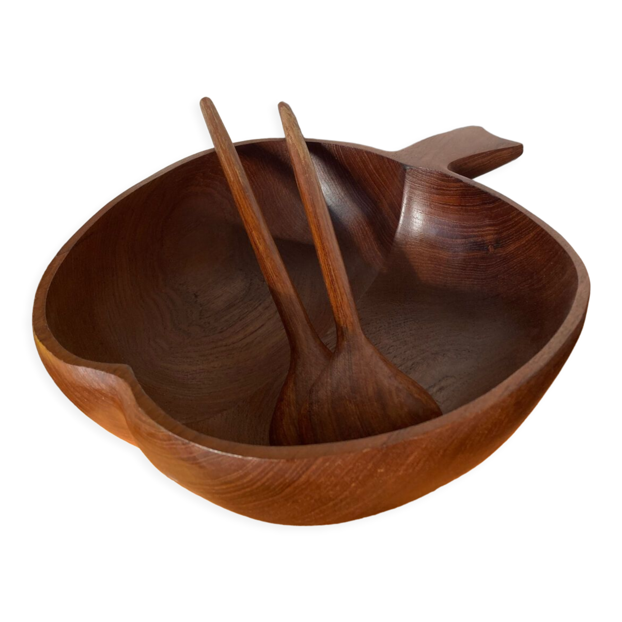 Teak salad bowl