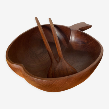 Teak salad bowl