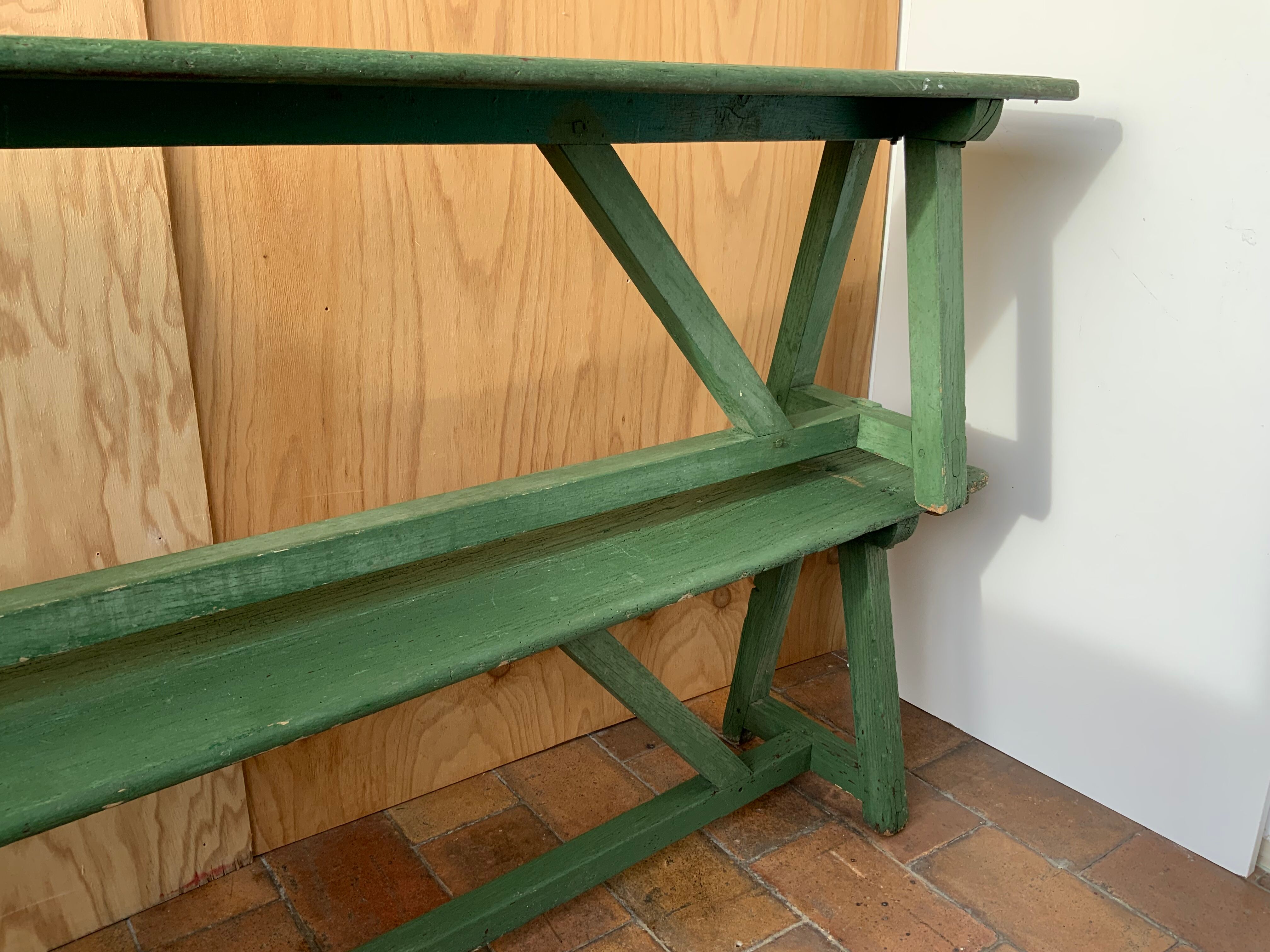 Pair of vintage benches