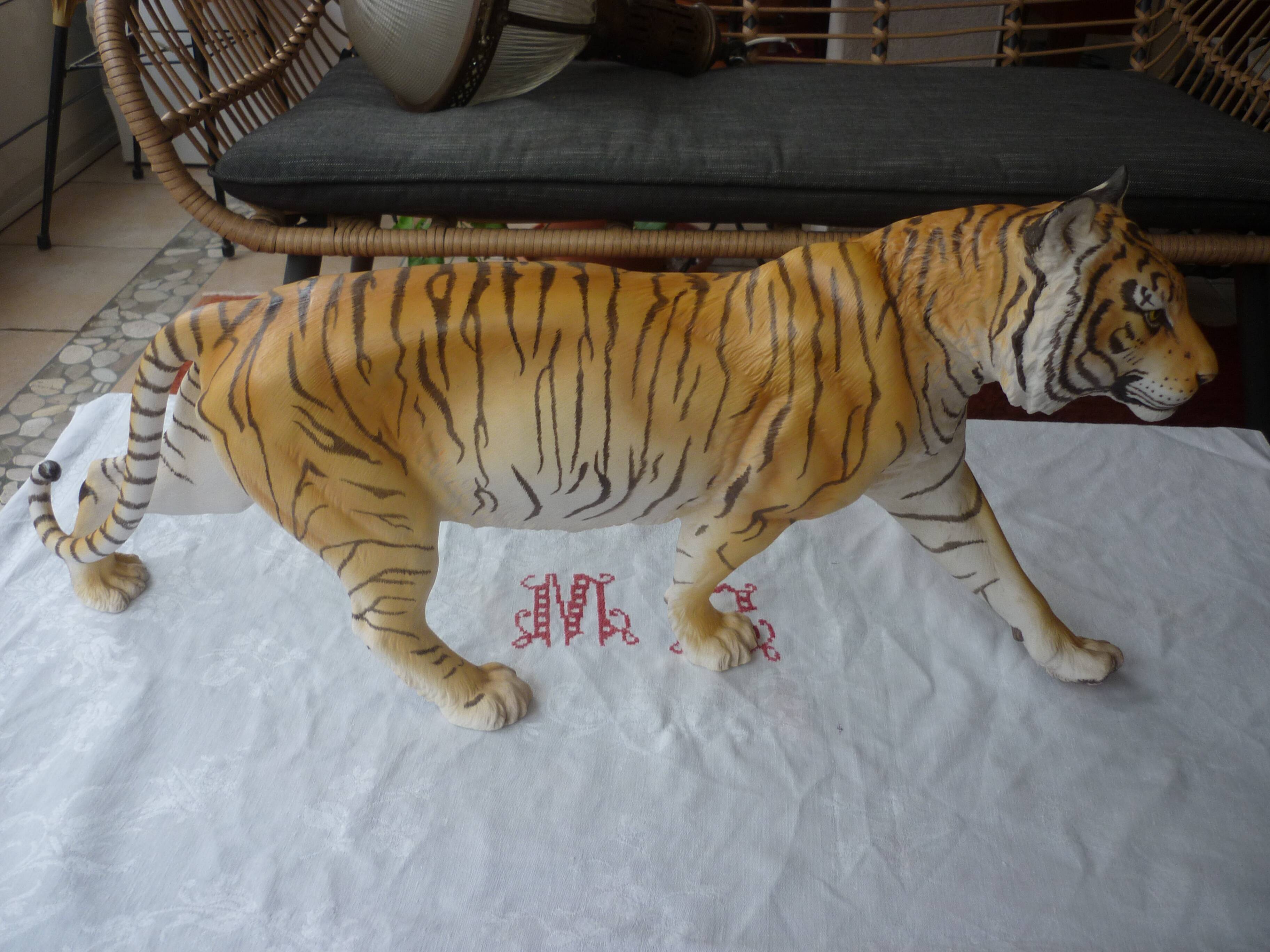 Bengal tiger porcelain Francklin Mint