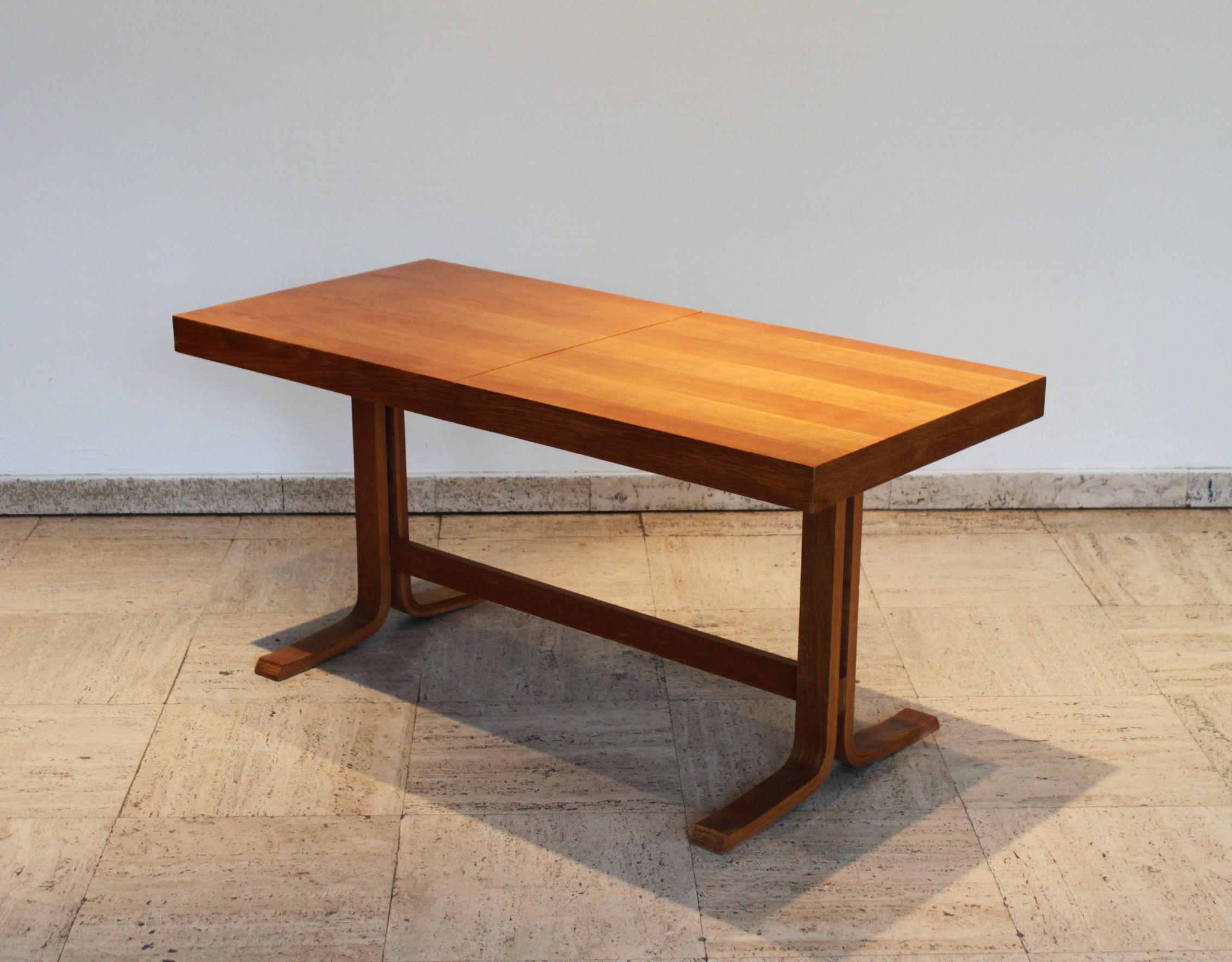 Extended coffee table by Drevopodnik Holesov, Czech Republic, 1970.