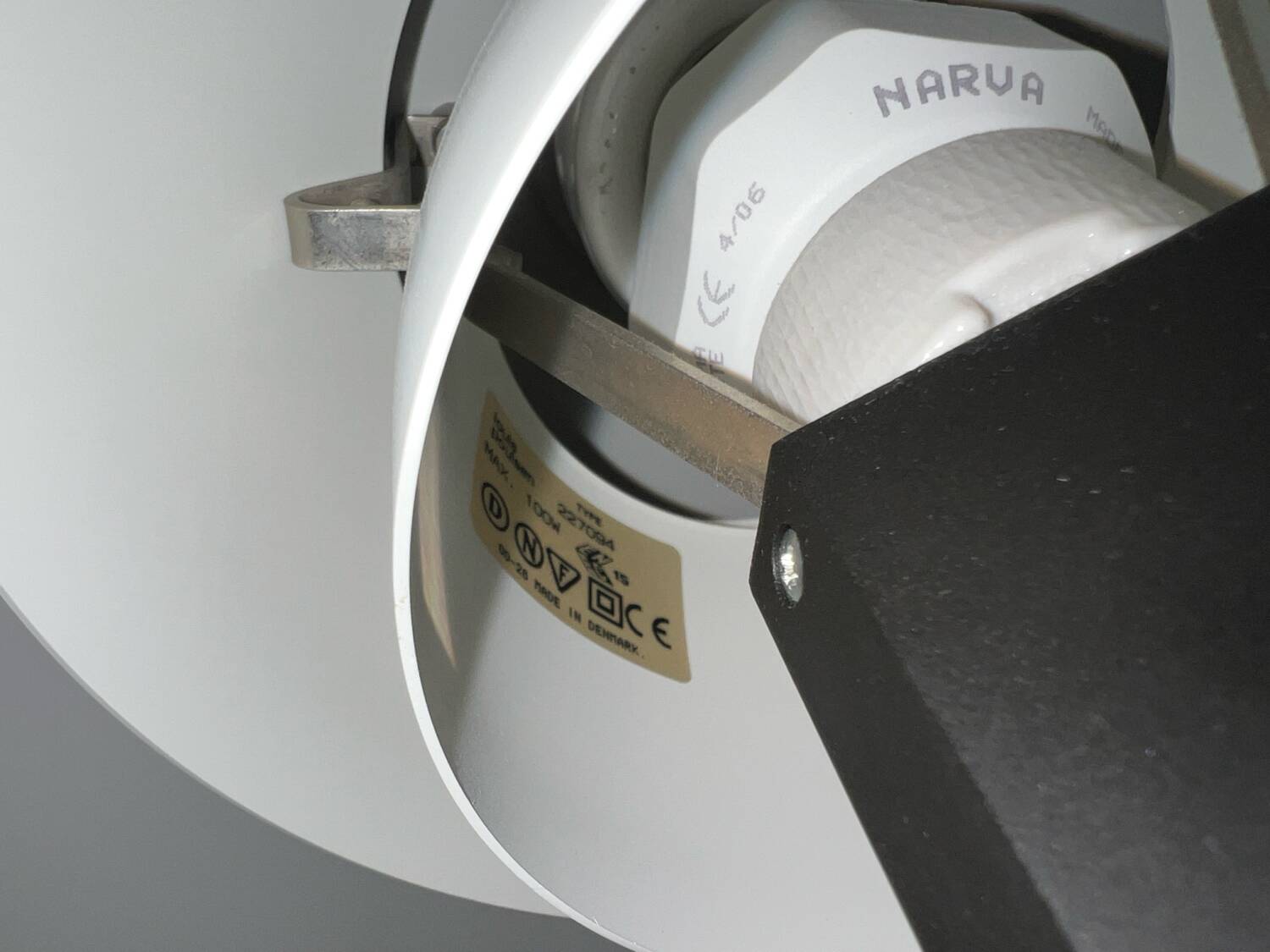 Lampe de table vintage danoise PH 4/3 par Poul Henningsen, Louis Poulsen, 1966