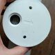 Wall light with opaque glass