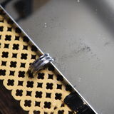 1950s perforated metal coat holder