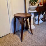 Dark wood stool