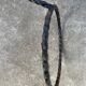 Black metal tripod plant holder