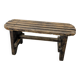 Antique slatted footrest