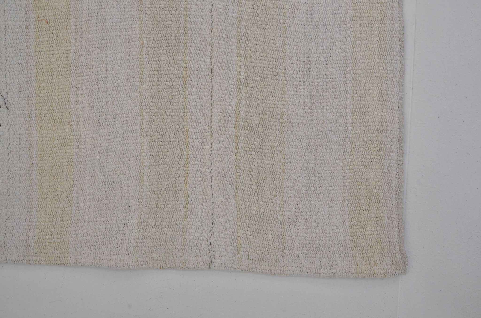 Tapis en chanvre neutre rayé sku 3789