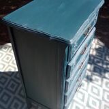 Skated wooden chiffonnier