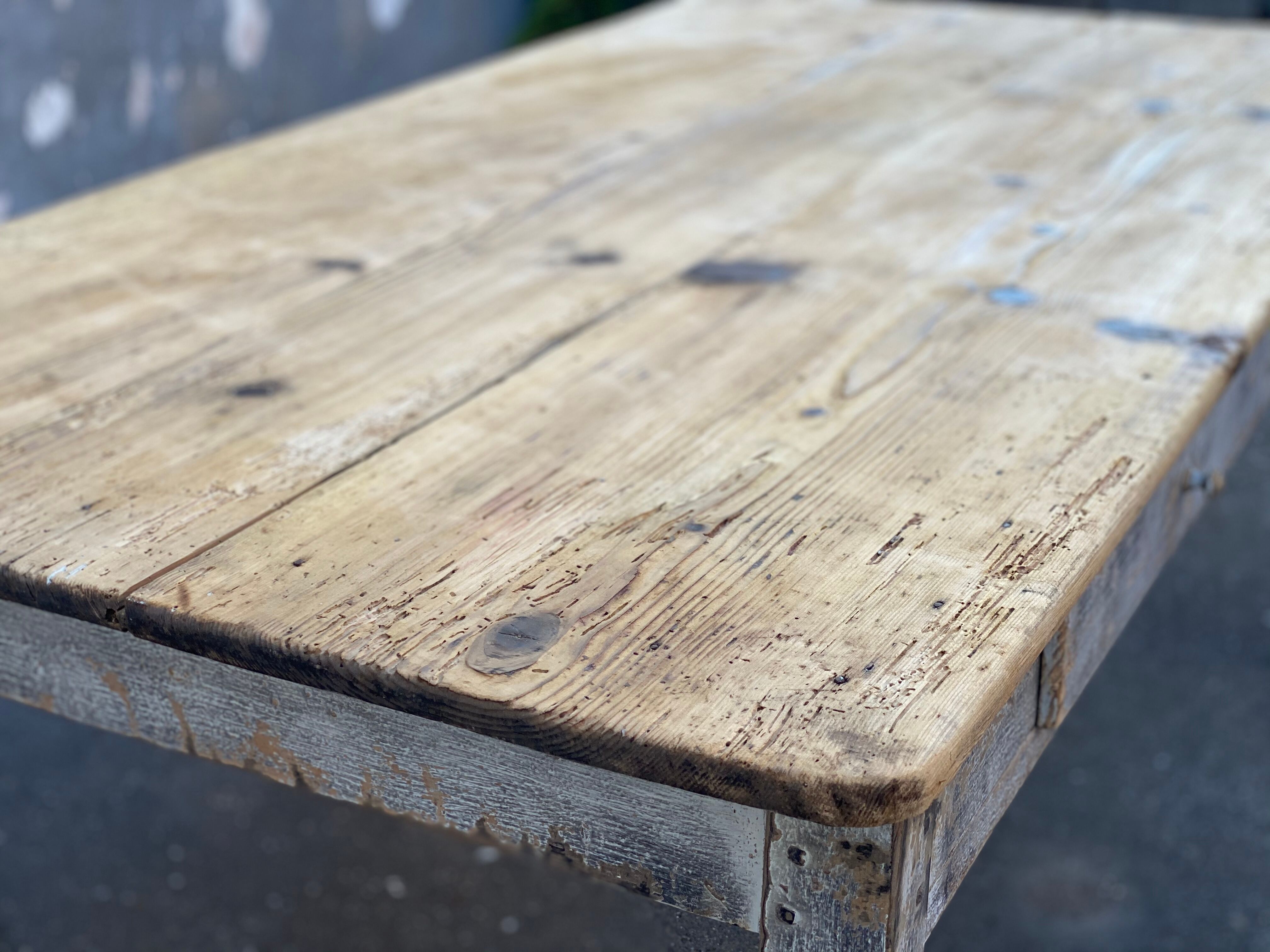 Ancient table in fir