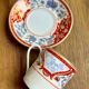 Set of 6 coffee cups with saucers - Haviland - Imari red