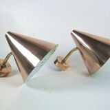 Cone Shaped Wall Lights in Copper and Brass by Hans-Agne Jakobsson – Iconic Scandinavian Design