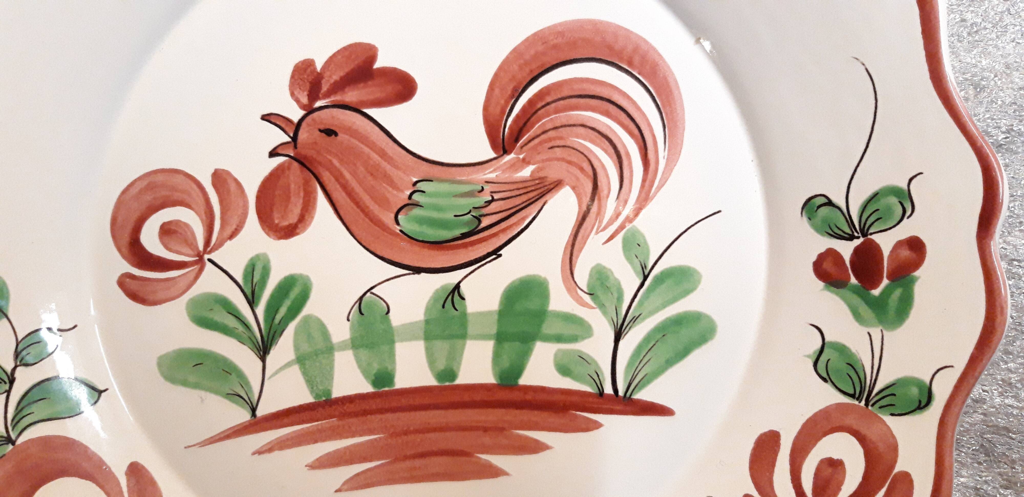 Rooster plate