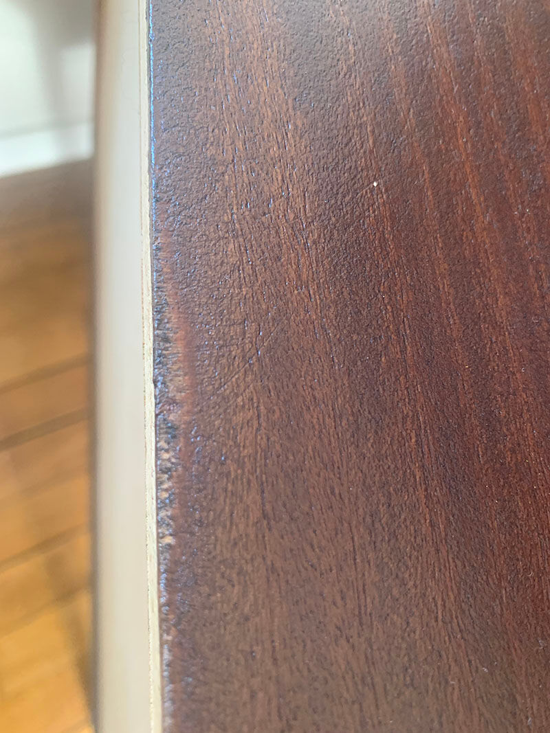 Vintage dresser compass feet