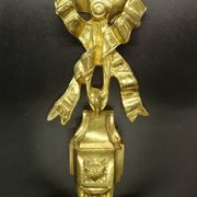 Pair of large sconces with Louis XVI style knots, late 19th century - bronze