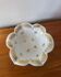 White and Gold Limoges Porcelain Bowl