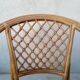 Pair of vintage rattan armchairs