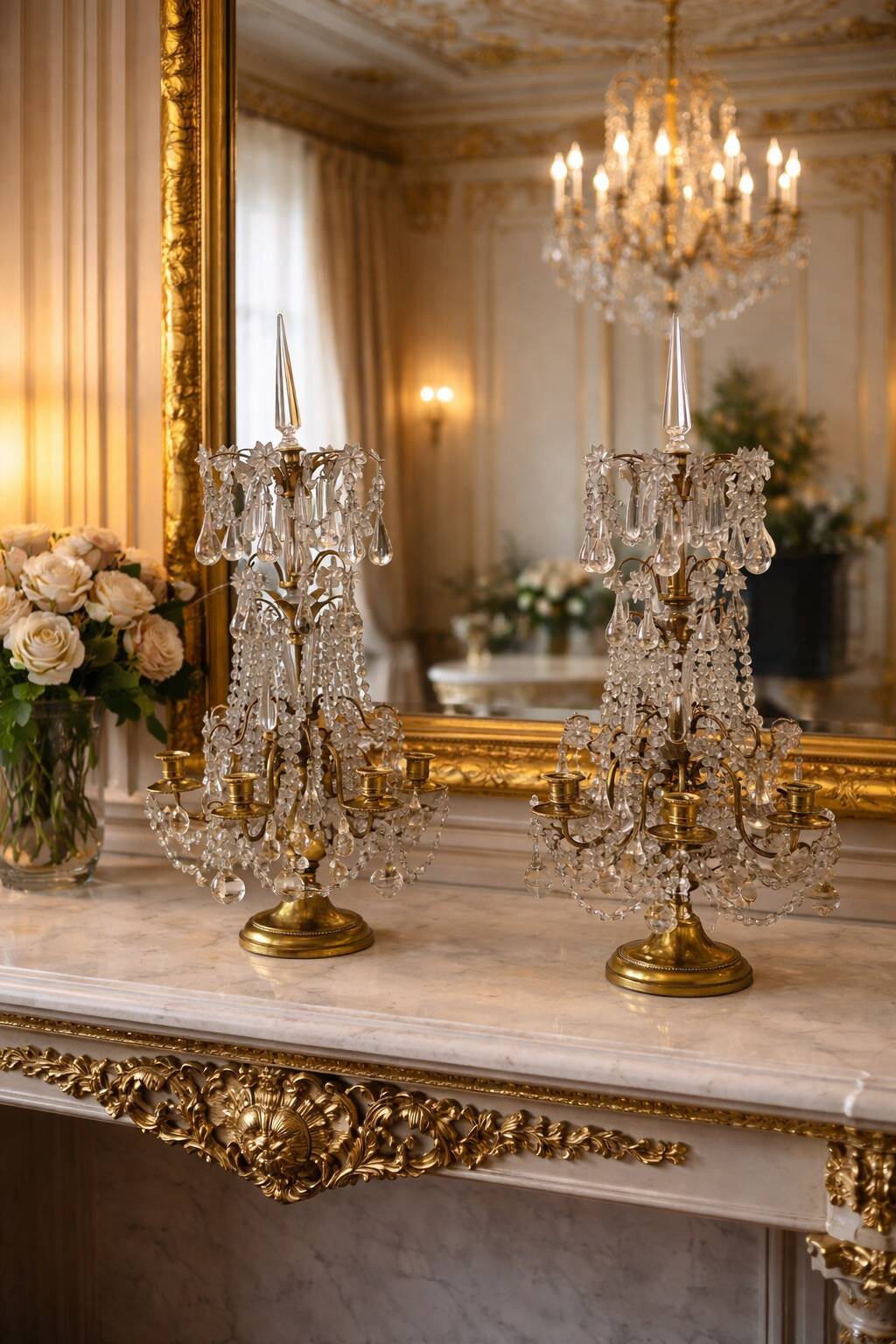 Pair of Louis XVI Candelabra