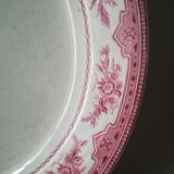 Plat en faïence terre de fer Par Onnaing