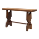 Rustic French solid Oak Bench, France, circa 1900
