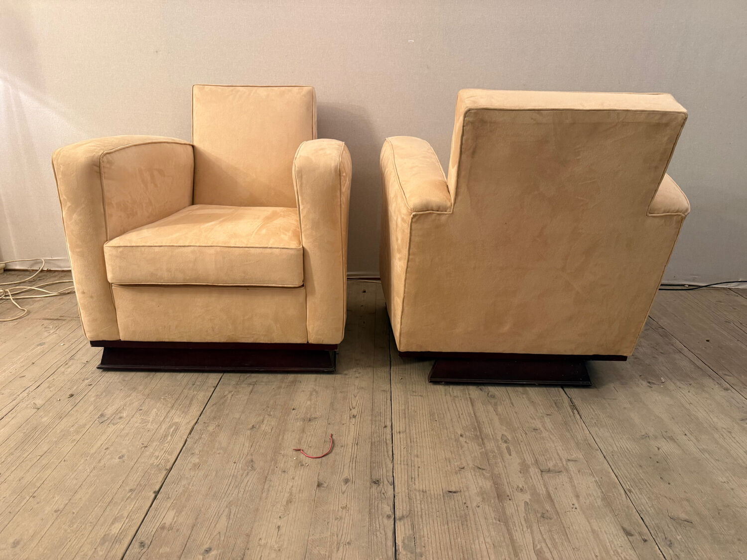 Pair of Art Deco armchairs