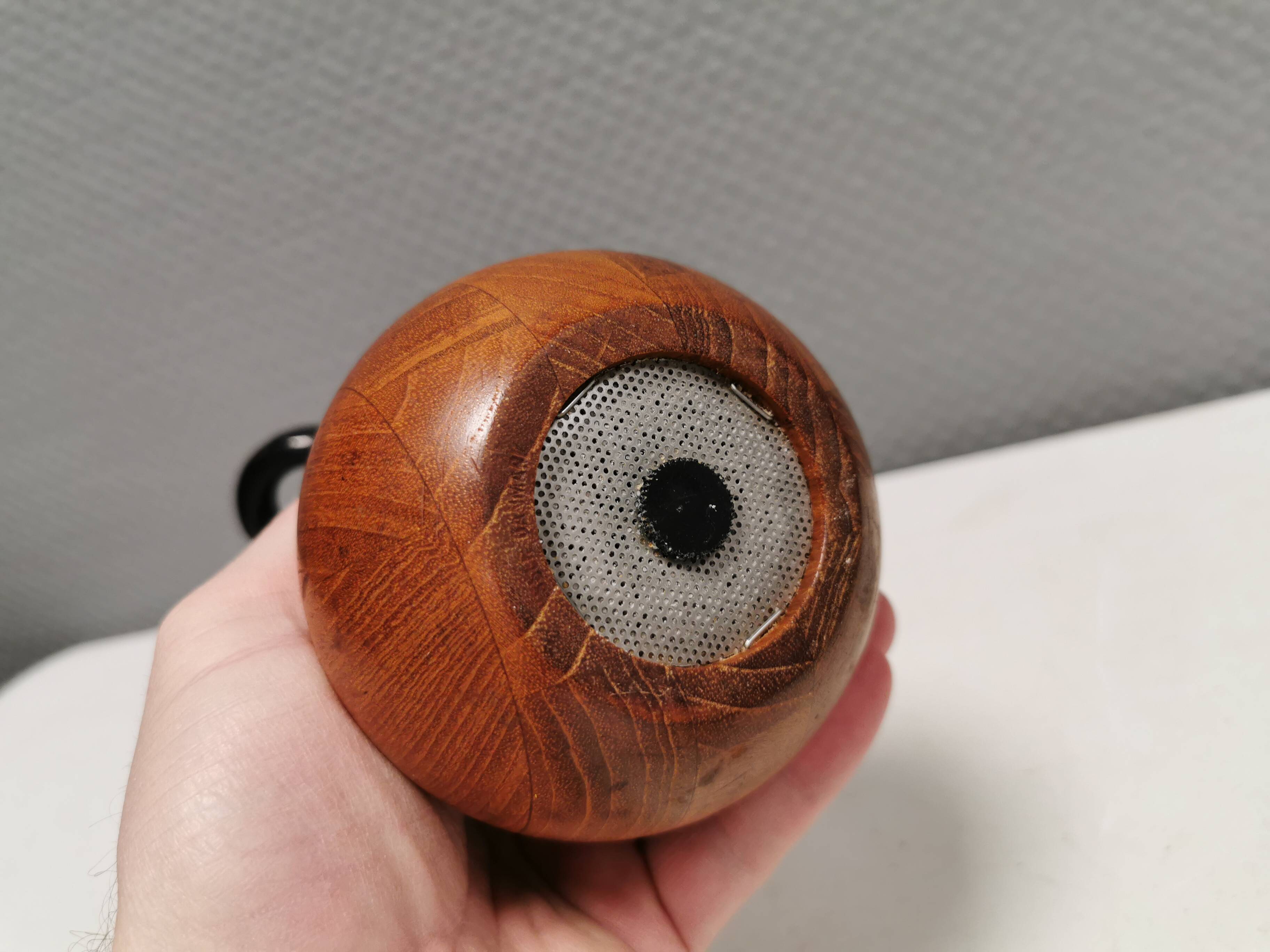 Pepper and salt grinders designed by nissen denmark in teak