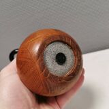 Pepper and salt grinders designed by nissen denmark in teak