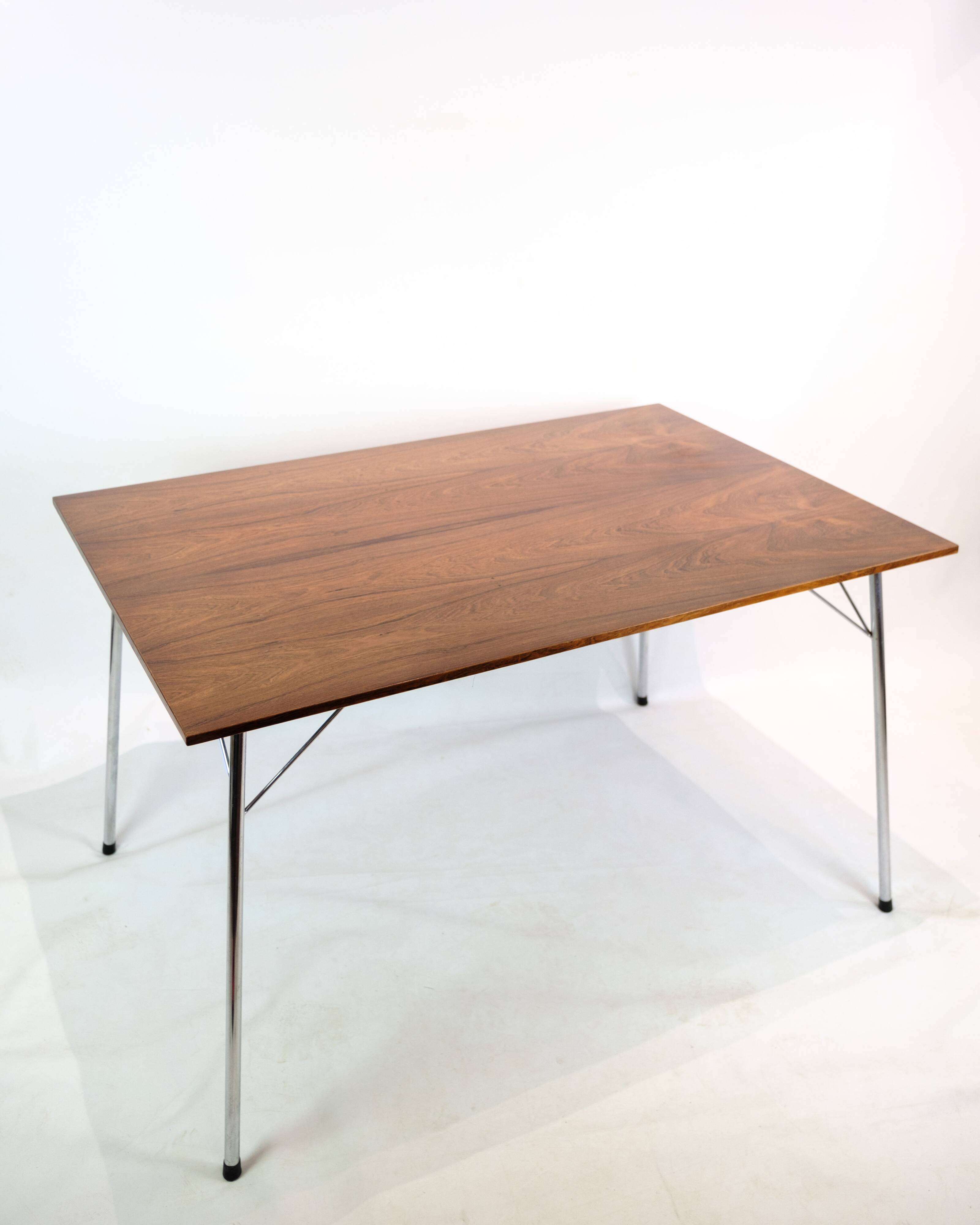Dining Table/ Cafe Table Made In Rosewood By Arne Jacobsen From 1960s