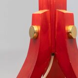 Space age floor lamp with tripod base (Germany, 1970s).