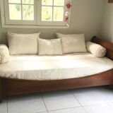 Cherry corner bed bench