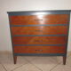 Commode vintage gris anthracite