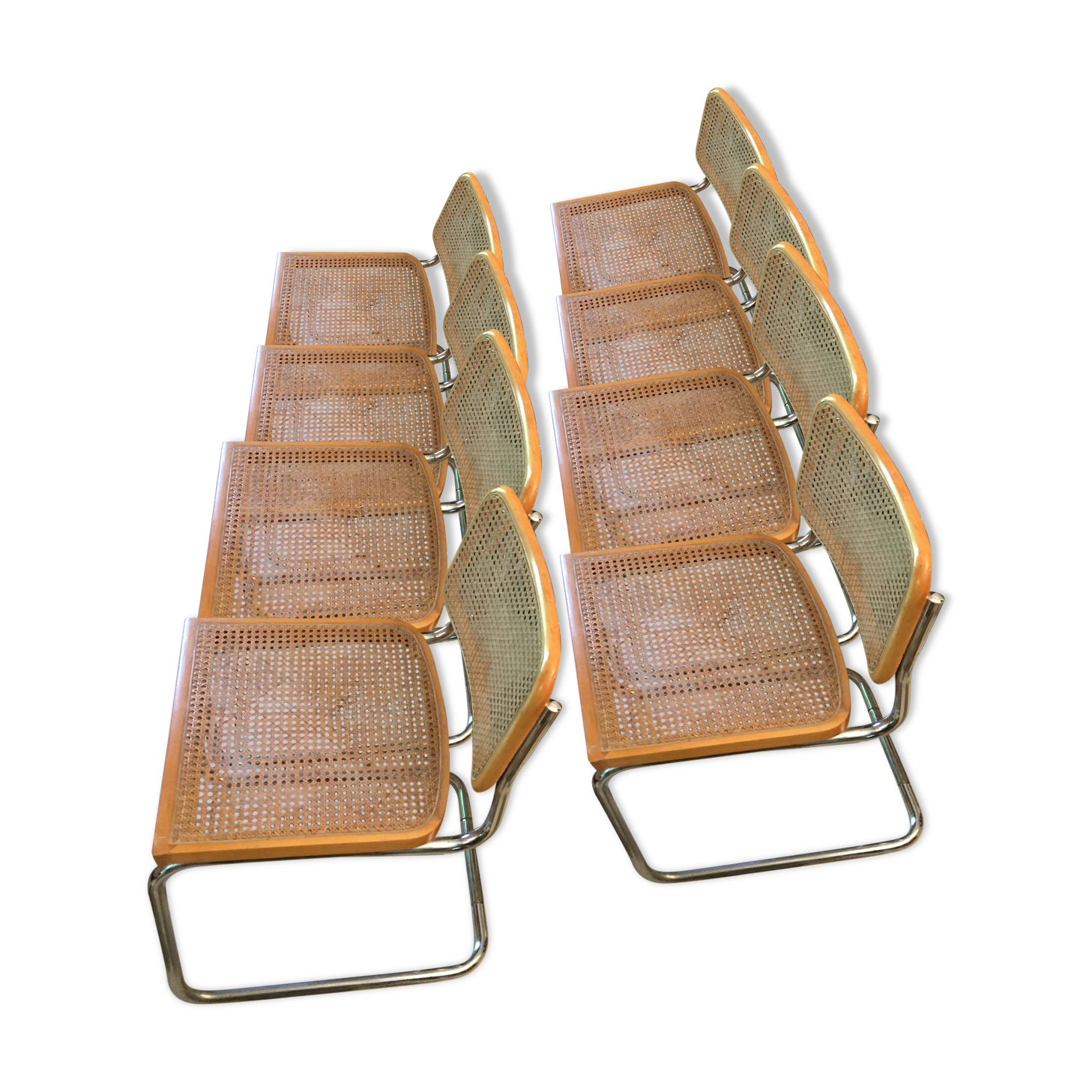 Set of 8 chairs by Marcel Breuer
