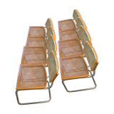 Set of 8 chairs by Marcel Breuer