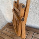 Folding wooden chair for doll