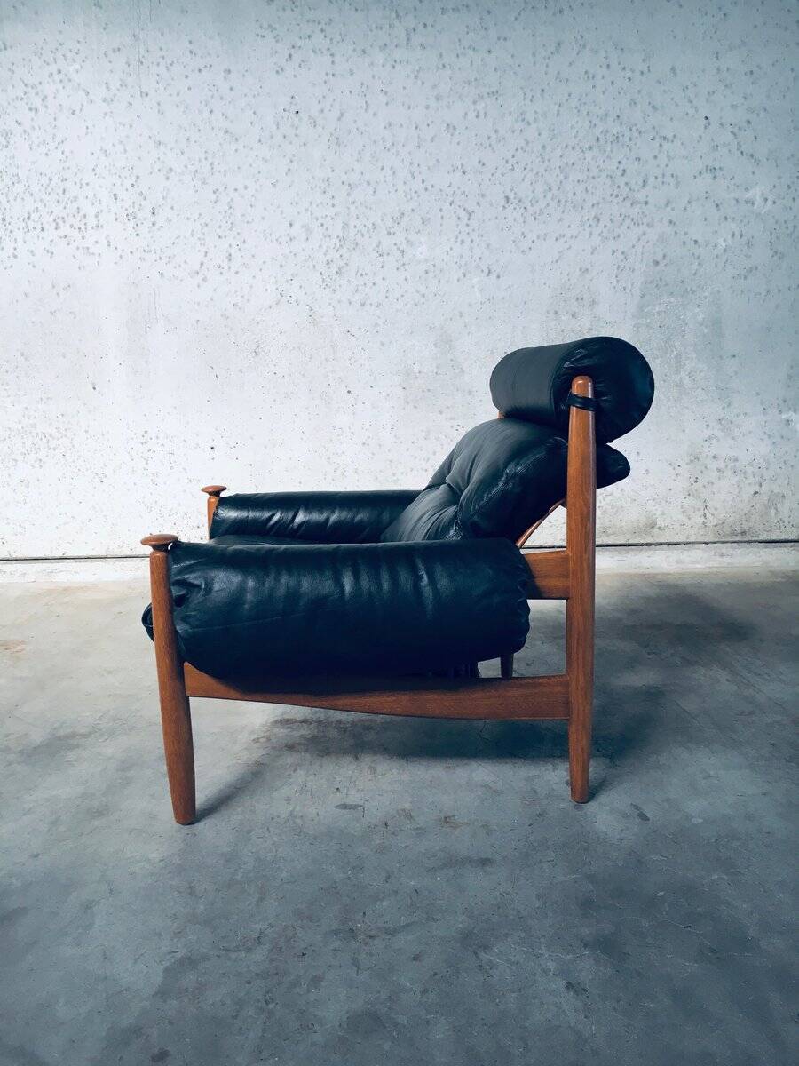 Scandinavian lounge chairs attributed to Eric Merthen for Ire Möbler, Sweden, 1960s, set of 2.