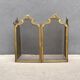 19th century Art Nouveau brass fireplace screen