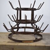 Small old rigid bottle rinse