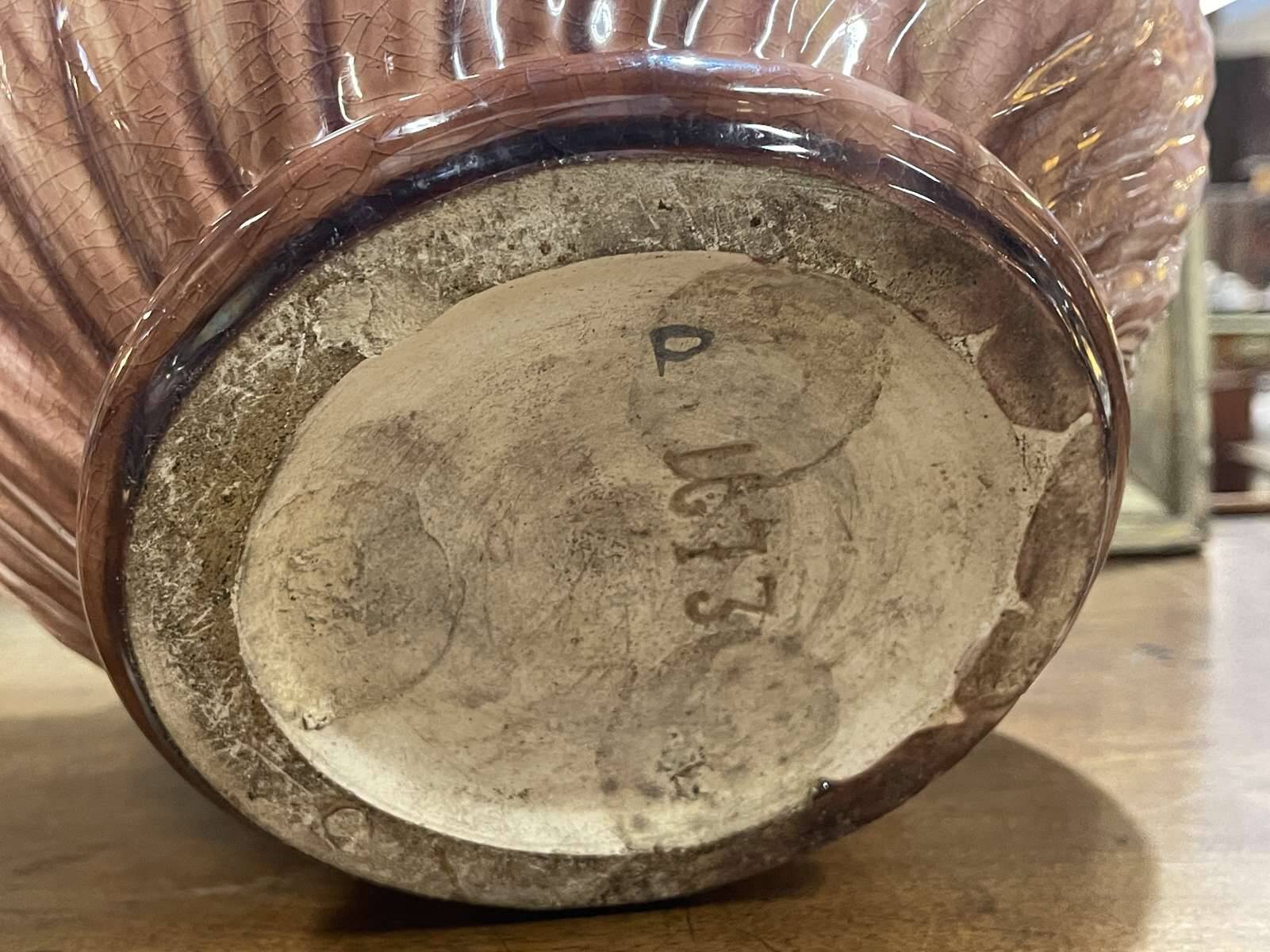 Early 20th century earthenware cachepot