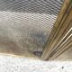 Antique brass fireplace screen from the 1920s, 4-panel fireplace screen