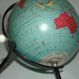 Globe land map George Philip London 1962 design taride 60s