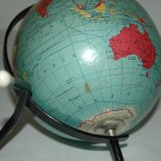 Globe terrestre mappemonde George Philip London 1962  Taride design 60's