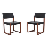 Pair of side chairs by Alfred Hendrickx for Belform, 1960s
