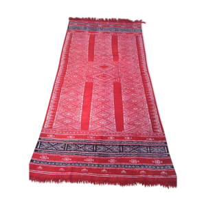 Kilim rouge et blanc